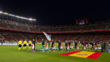 11/09/18 PARTIDO UEFA NATIONS LEAGUE
ESTADIO MANUEL MARTINEZ VALERO
SELECCION ESPAÑOLA ESPAÑA - CROACIA
SALIDA AL CAMPO