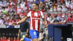 Sa&uacute;l, durante el partido contra el Elche.