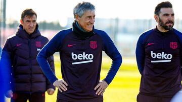 Setién busca el 9 en la cantera