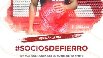 Argentinos y Huracán les regalarán una camiseta a los hinchas que donden plasma