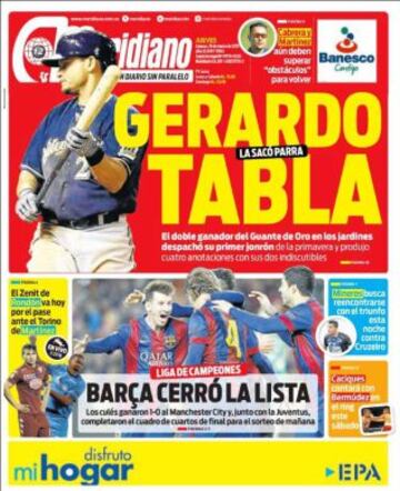 Portadas de la prensa deportiva