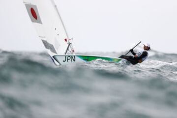 Japan's Manami Doi in the Women's Laser Radial class.