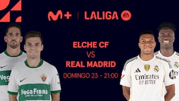 Real Madrid contra Elche en Movistar Plus