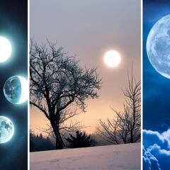 Eventos astronómicos de diciembre 2024: fases lunares, Luna llena Fría, Solsticio de Invierno y lluvia de estrellas