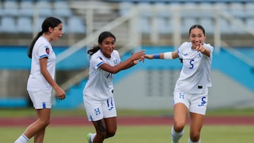 Imagen de las jugadores Sub 17 de Honduras