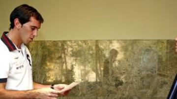 Godín juró la Constitución española.