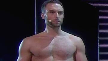 Mans Zemerlow se desnuda en Eurovisión. Foto: Eurovisión