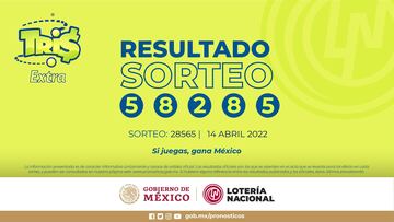 Resultados Lotería Tris Extra hoy: ganadores y números premiados | 14 de abril