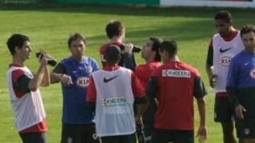 Abel sólo dispuso de doce futbolistas en el entrenamiento