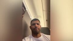 ¡Rodeado de brasileños!: el ‘calvario’ de Kun Agüero en su viaje a Qatar