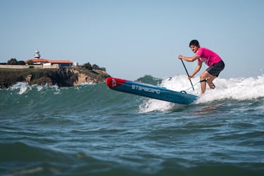 Alba Frey y Manu Hoyuela, campeones de España de carrera técnica SUP
