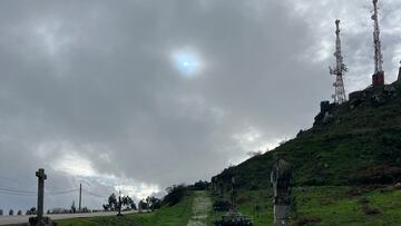 Empedrado del vía crucis del Monte Tegra.