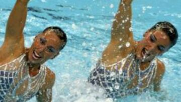 <b>A LA FINAL.</b> Las españolas Gemma Mengual y Andrea Fuentes se han clasificado como segundas para la gran final por lo que son serias aspirantes a medalla.