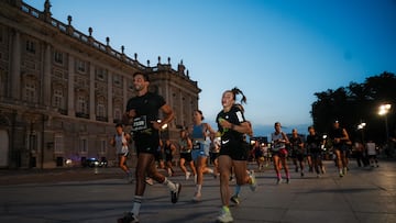 La Nocturna ilumina Madrid y pone a bailar a 8.000 corredores en su estreno