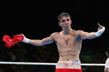 El boxeador irlandés y el gesto a los jueves por la decisión de darlo como perdedor del combate