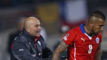 Sampaoli confirma que Vidal sigue en la Copa América