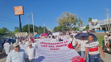 Paro de maestros en Quintana Roo hoy 19 de marzo: calles cerradas en Cancún por mega marcha