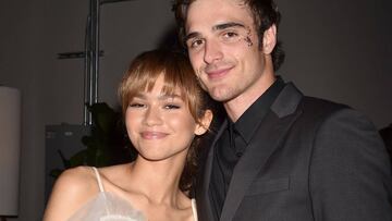 Zendaya y Jacob Elordi en la premiere de HBO de "Euphoria" en Arclight Pacific Theatre's Cinerama Dome, Los Angeles, California. Enero 04, 2019.