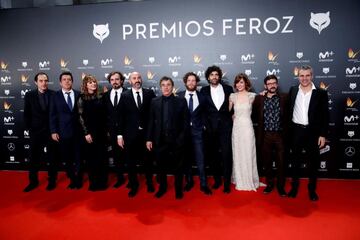 El equipo de la serie "La zona".