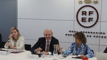 Reyes Bellver, Louzán y Beatriz Álvarez.