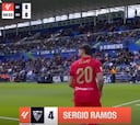 El día que se jugaba la vida el Sevilla Ramos gana el partido: vean su gol y la celebración top