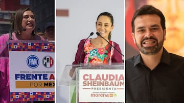 ¿Quiénes participarán en el primer debate presidencial?: así son Claudia Sheinbaum, Jorge Álvarez y Xóchitl Gálvez