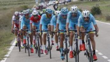 BLOQUE. El Astana parece ser el mejor equipo para la monta&ntilde;a.
 