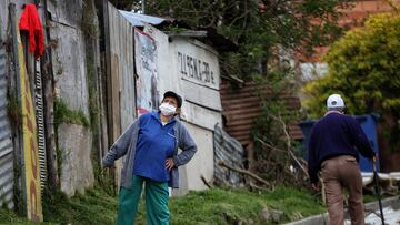 Familias en condición de pobreza en Colombia.