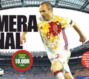 La prensa de Barcelona, con España y con Iniesta