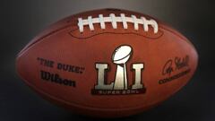 In this Wednesday, Jan. 25, 2017, photo, an NFL Super Bowl LI football is shown in Chicago. There is a quintessential American story behind the footballs used by the National Football League, one that dates to the early days of the sport. About how a family of Ukrainian immigrants opened a Chicago tannery in 1905 and came to provide the leather for the game balls used from the lowliest preseason game to the Super Bowl, including the Feb. 5 showdown between the New England Patriots and the Atlanta Falcons. (AP Photo/Charles Rex Arbogast)
