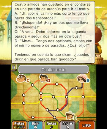 Captura de pantalla - El profesor Layton y el Legado de los Ashalanti (3DS)