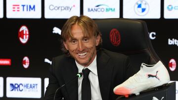 Luka Modric, nuevo jugador del AC Milan.