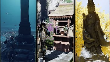 Todos los Altares Ocultos y Pilares de Honor y dónde encontrarlos en Ghost of Tsushima