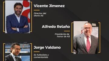 Mesa redonda en Cádiz con Vicente Jiménez, Relaño, Segurola y Valdano