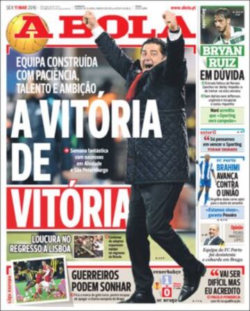 Portadas de la prensa mundial