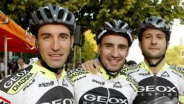 <b>PASO ATRÁS. </b>De la Fuente, Cobo y David Blanco, en Alcobendas. Su equipo será de segunda división.