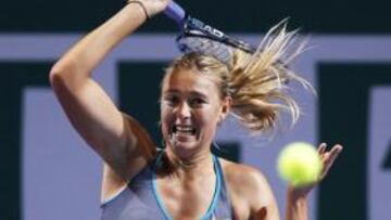 Sharapova, baja en Brisbane por una lesión en el tobillo