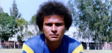 Juan Antonio Luna como jugador de las Águilas del América, en donde estuvo de 1979 a 1988.