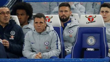 Zola, sobre el incidente de Kepa y Sarri: "Fing¨ªa tener problemas"