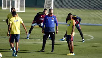 La Selección Colombia realizó su primer entrenamiento en Alicante y se prepara para los amistosos ante Chile y Argelia. 