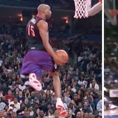 Los mejores mates del concurso del All Star: de Jordan a la salvajada de Carter
