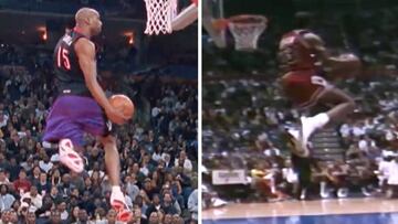 Los mejores mates del concurso del All Star: de Jordan a la salvajada de Carter