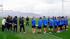 Entrenamiento del Granada.