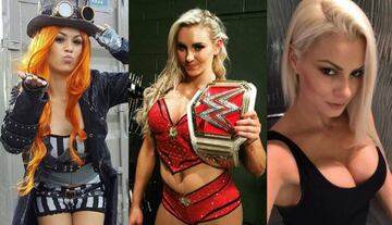 Becky Lynch, Charlotte Flair y Maryse.