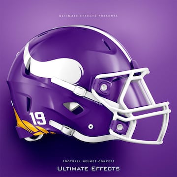 Los 32 cascos de la NFL al estilo de la nueva liga: AAF