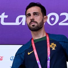 Bernardo Silva se deshace en elogios hacia Valverde