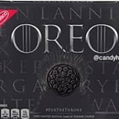 Saldrá una edición de galletas Oreo de Game of Thrones