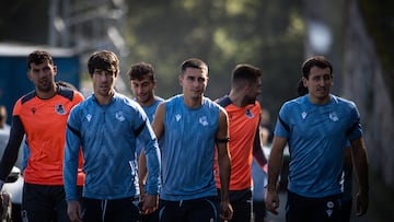 La plantilla de la Real Sociedad ha vuelto este martes al trabajo.