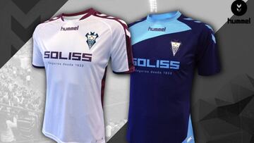 Las camisetas del Albacete.
