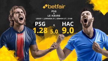 PSG vs. Le Havre: horario, TV, estadísticas, clasificación y pronósticos